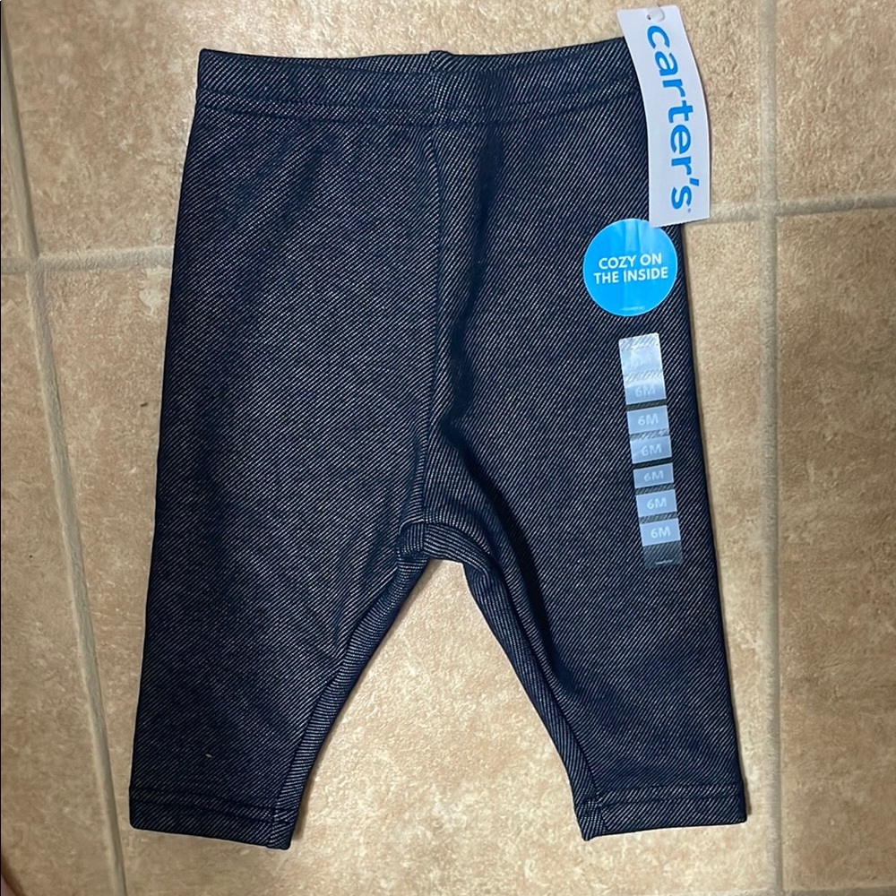 Carter's Navy Leggings Soft and Stylish